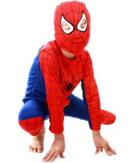 *Kostým Spidermana rozmer M: 110 - 120 cm