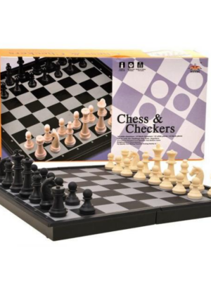Magnetický turistický šach 2 v 1