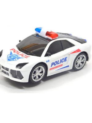 Policajné auto na batérie 3D