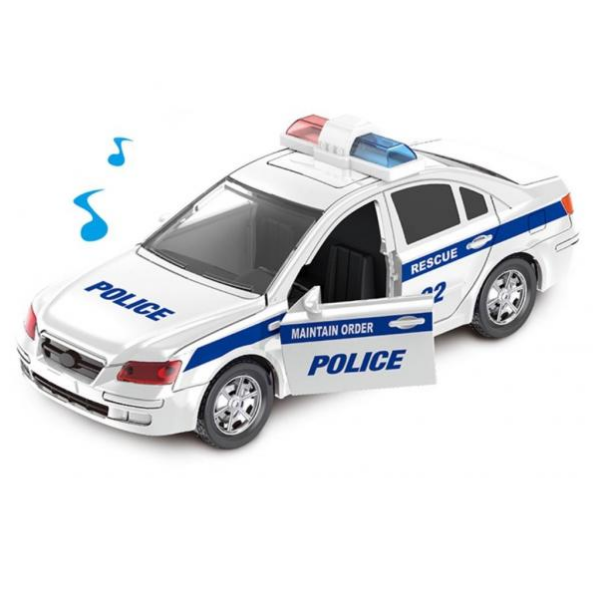 Policajné auto so svetlom a zvukom 14 cm
