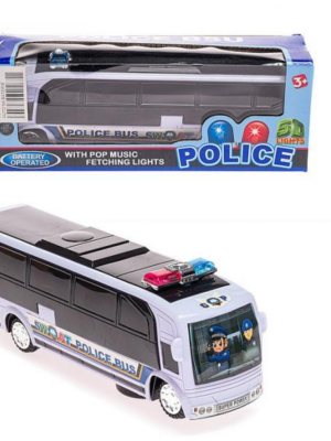 Policajný autobus so svetlom a zvukom 27 cm