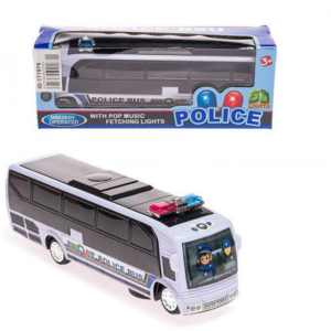 Policajný autobus so svetlom a zvukom 27 cm