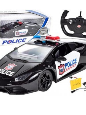 Športové policajné auto na diaľkové ovládanie - akcia: popukaný plastový obal