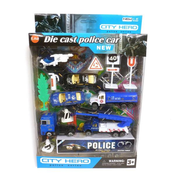 Súprava policajných vozidiel