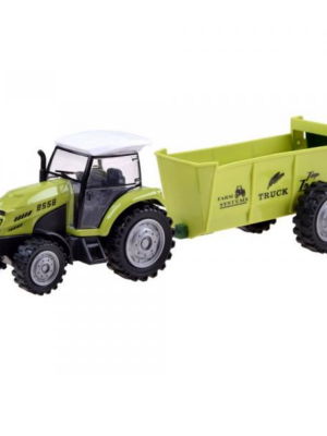 Traktor s vlečkou na hnojivo 22 cm