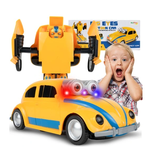 Auto Beetle transformujúce sa na robota