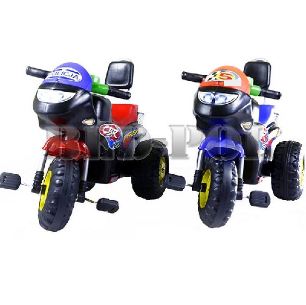 Trojkolesová motorka s rúčkou MAX