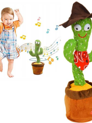 Tancujúci a spievajúci plyšový kaktus