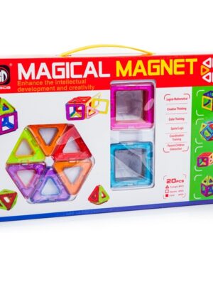 Magnetické farebné kocky Magical Magnet 20 ks