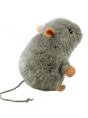 Plyšová sivá myška 13 cm