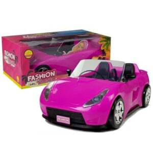 Veľký ružový kabriolet pre bábiku Barbie