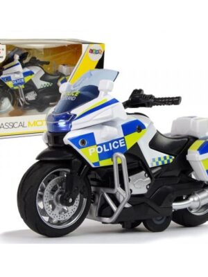 Policajná motorka so svetlom a zvukom