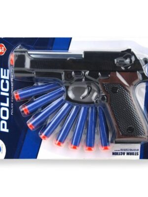 Policajná pištoľ na penové náboje