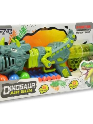 Dinosauria pištoľ na penové šípky a plastové guličky